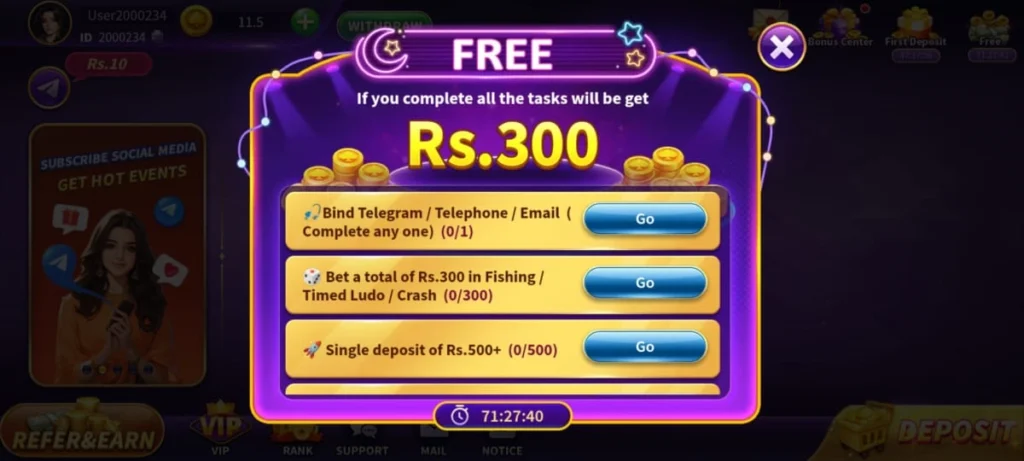 free bonus