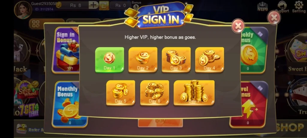 sign in 3 Card Heroes