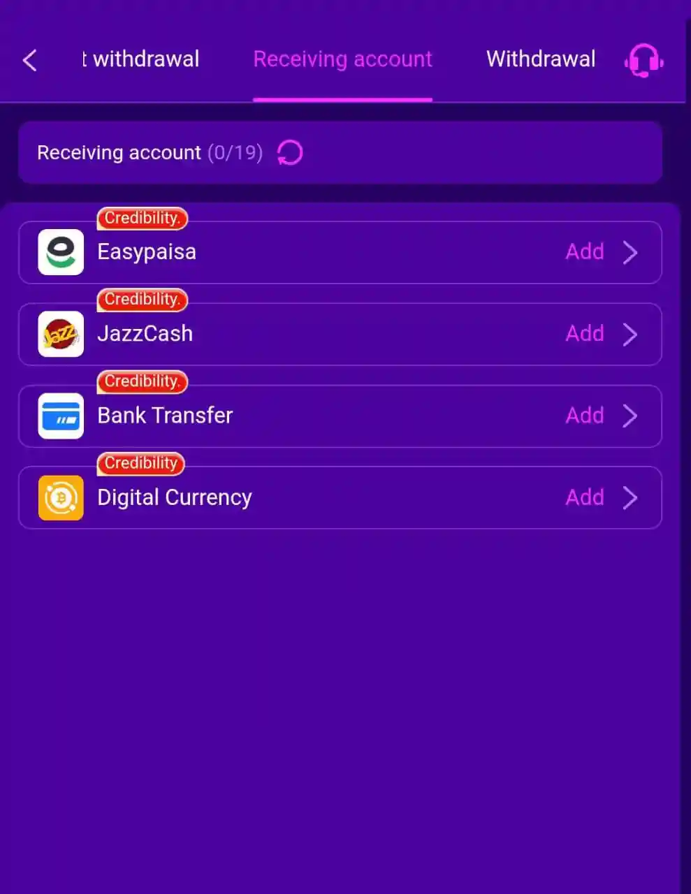 98 PKR Game withdraw method