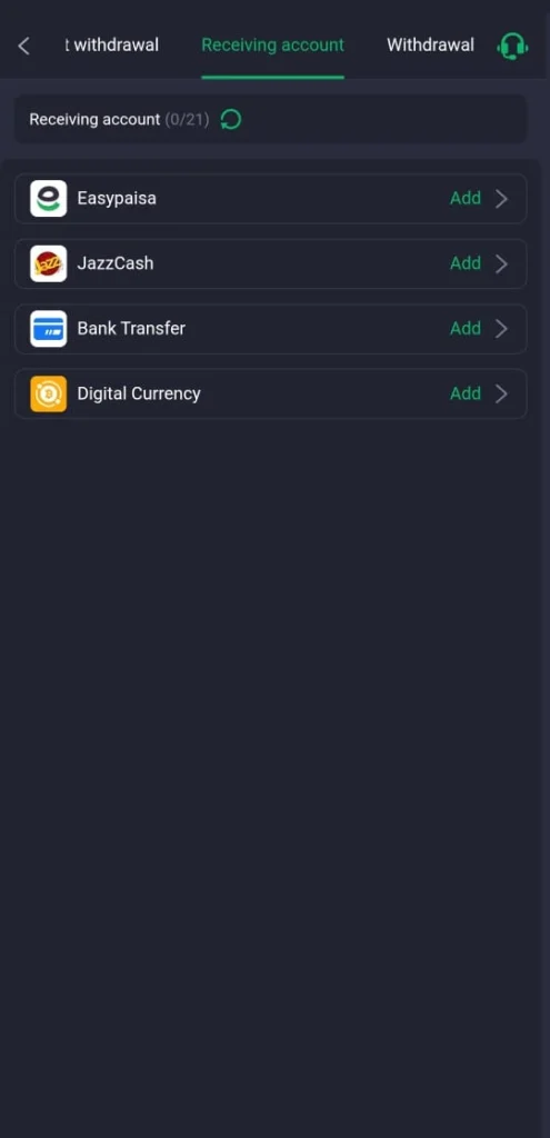 Screenshot showing withdraw option in Z777 Game app menu.
