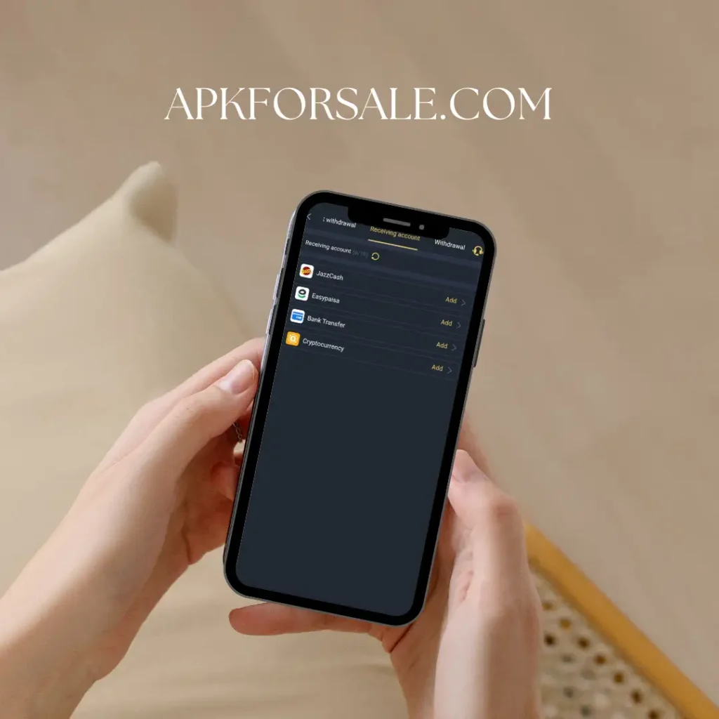 Withdrawal Method in P44 BET Game.